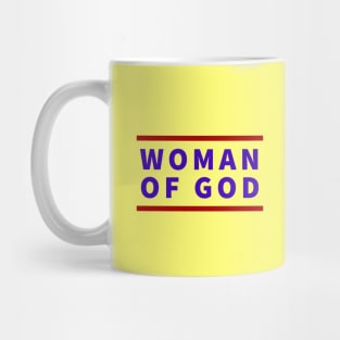 Woman Of God | Christian Typography Mug